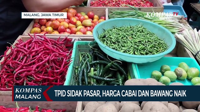 TPID Kota Malang Sidak Pasar, Harga Cabai dan Bawang Naik