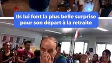 Ses élèves lui font une surprise émouvante pour son départ à la retraite