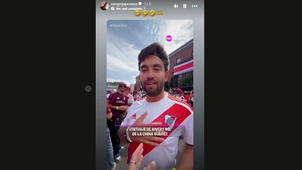 La sorpresiva reacción de la China Suárez el tatuaje que le dedicó un hincha de River
