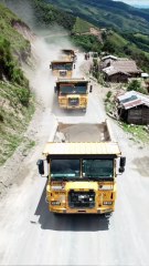Giant Trucks Take Over the Highway