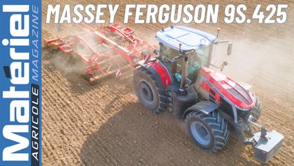 Essai Massey Ferguson 9S.425 :  le fleuron bleu blanc rouge