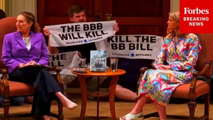 Anti-Big Beautiful Bill Protesters Storm Stage At Event With Sen. Lisa Murkowski