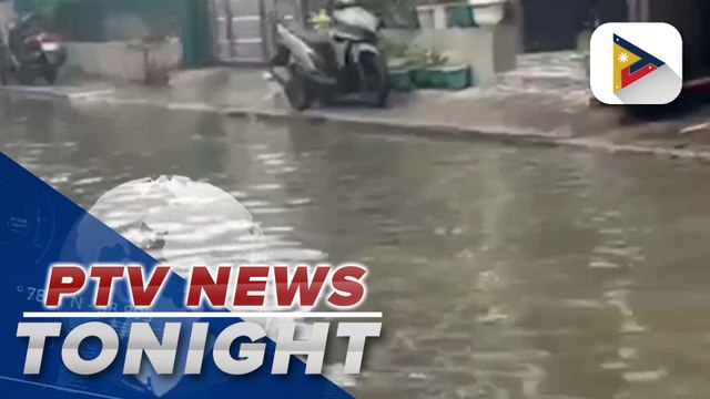 Several Navotas, Malabon areas submerged in floodwater