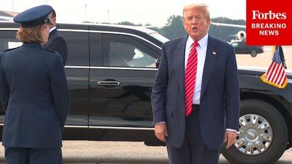 President Trump Returns To U.S. From Trip To NATO Summit