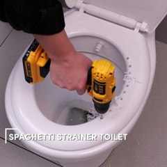 Toilet seat pasta strainer🍝