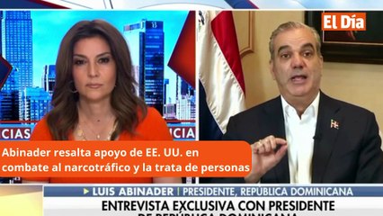 Abinader resalta apoyo de EE. UU. en combate al narcotráfico y la trata de personas