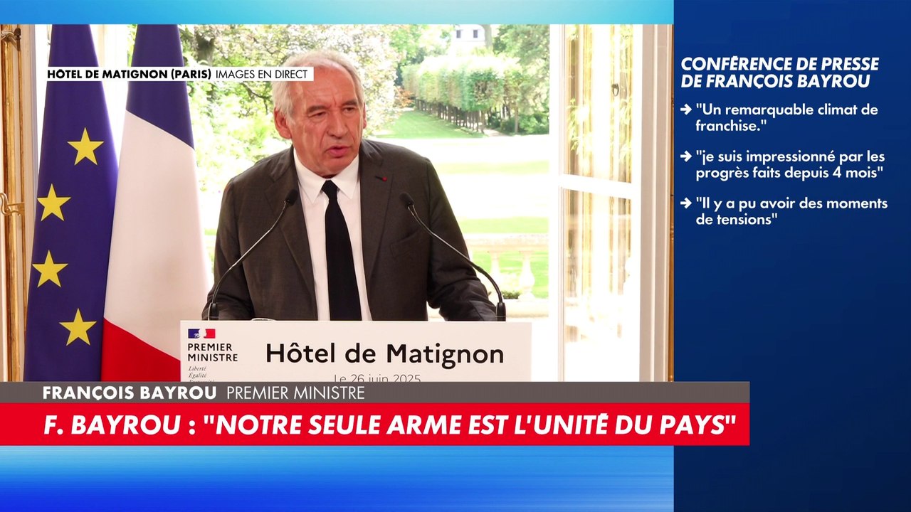 François Bayrou : «Tous les participants se sont accordés sur les conditions d'âges»