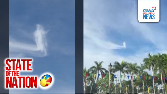 Ulap na mala-hesukristo ang hugis, namataan; hindi maituturing na milagro, ayon sa simbahang katolika | SONA