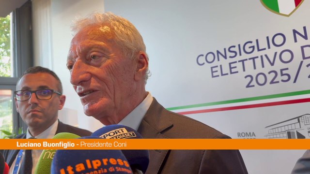 Coni, Buonfiglio Pronti al massimo dialogo con il Governo