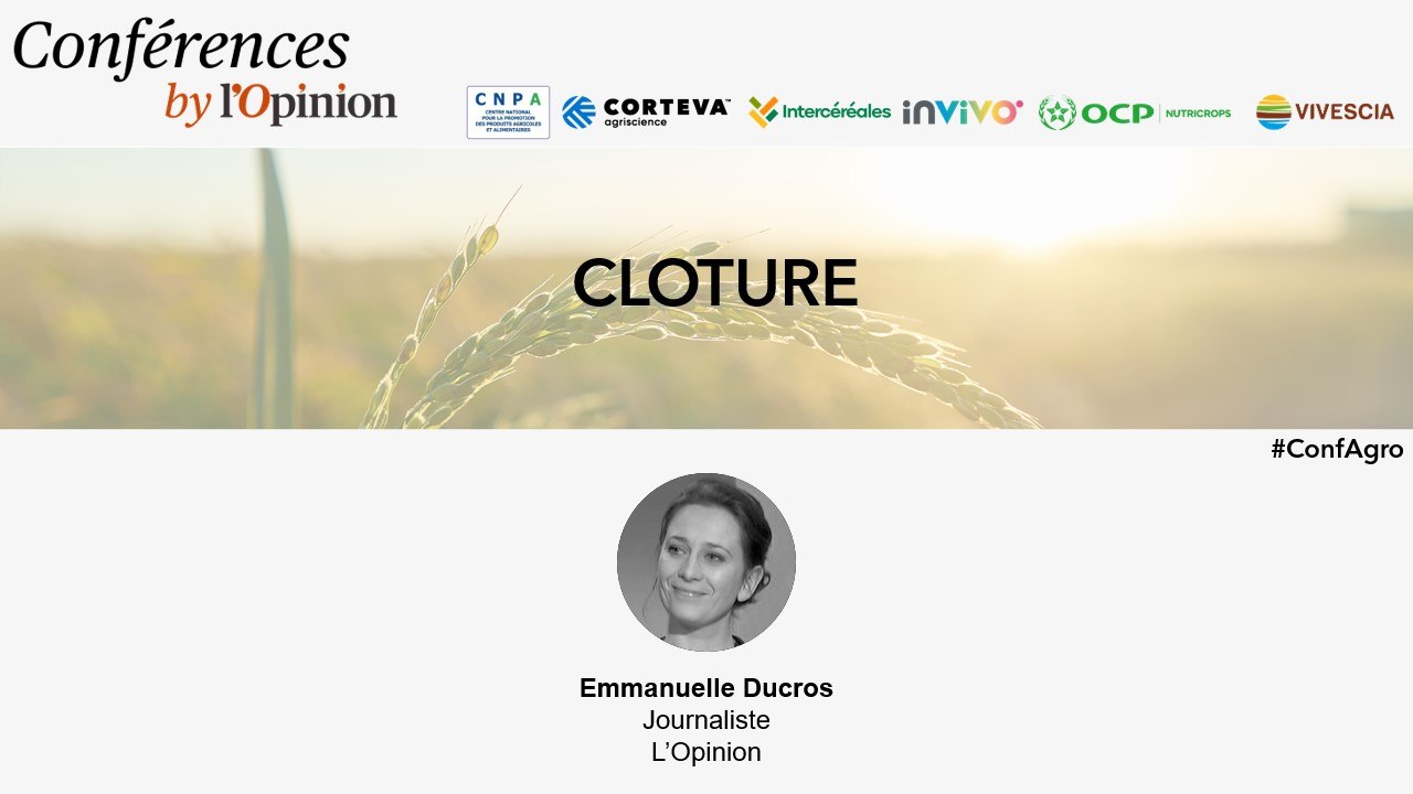 Nourrir la planète - Clotûre avec Emmanuelle Ducros