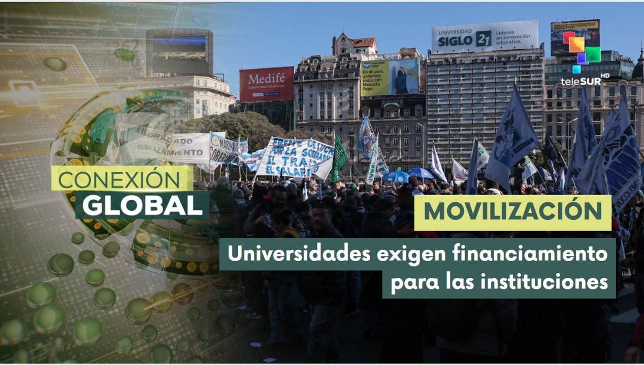 Convocan marcha federal de universitarios en Argentina