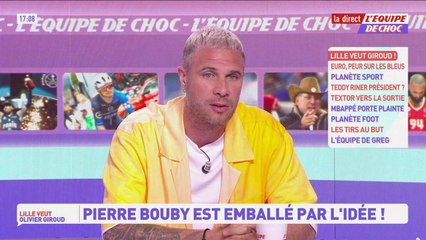 Pierre est emballé par l'envie du LOSC de recruter Giroud ! - L'Équipe de Choc - extrait