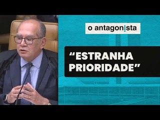 "Agora se descobre que o grande problema do Brasil é o STF", ironiza Gilmar Mendes