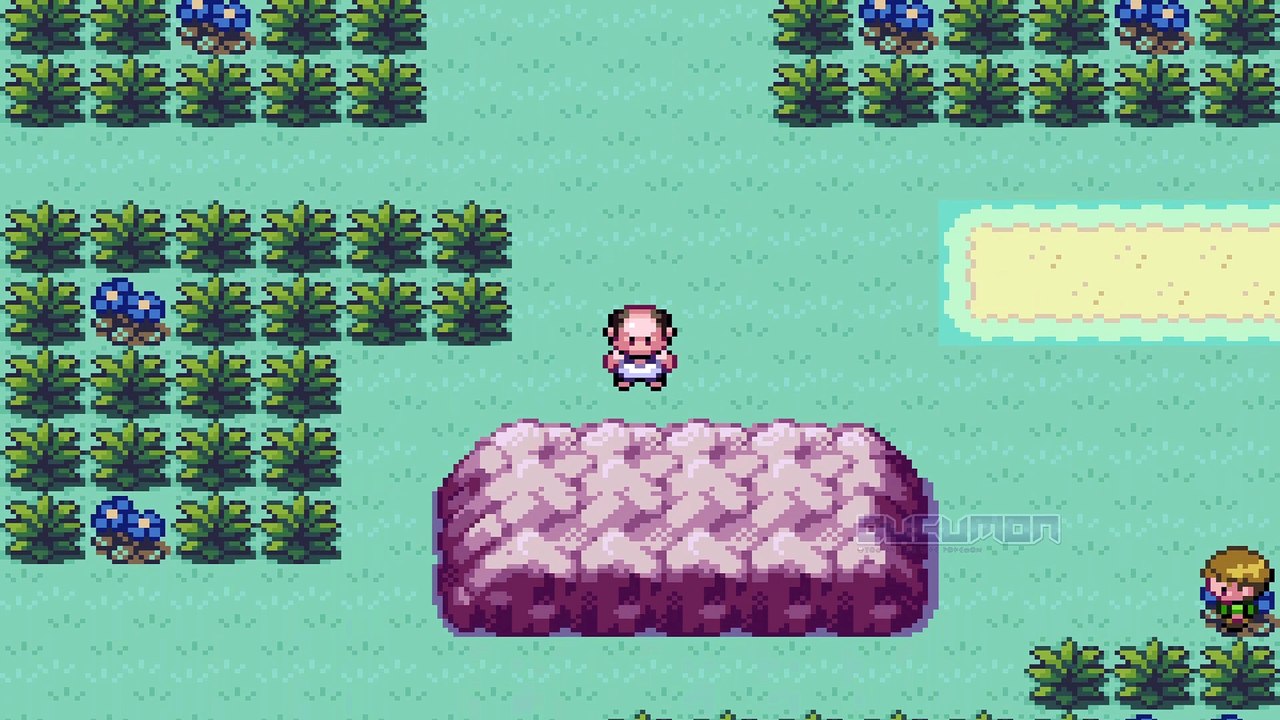 Pokemon Blu Puffo - GBA ROM Hack, Play as Baldness, New Starters, Tweaked Maps, Italian Game