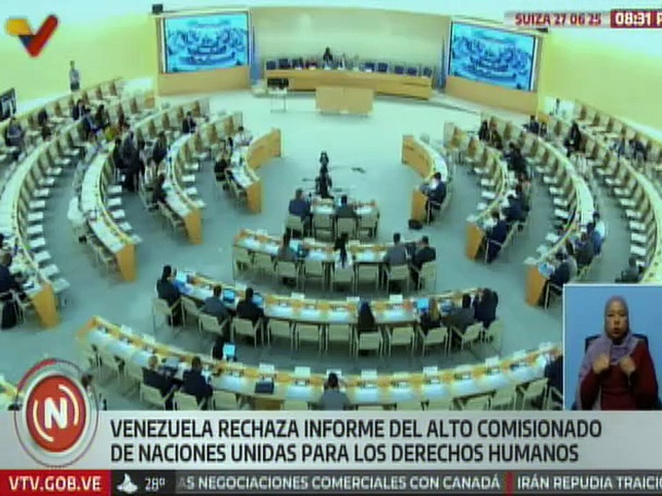 Venezuela rechaza el informe del Alto Comisionado de la ONU para los Derechos Humanos