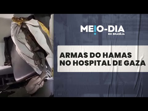Exército de Israel encontra armas dos terroristas no maior hospital de Gaza