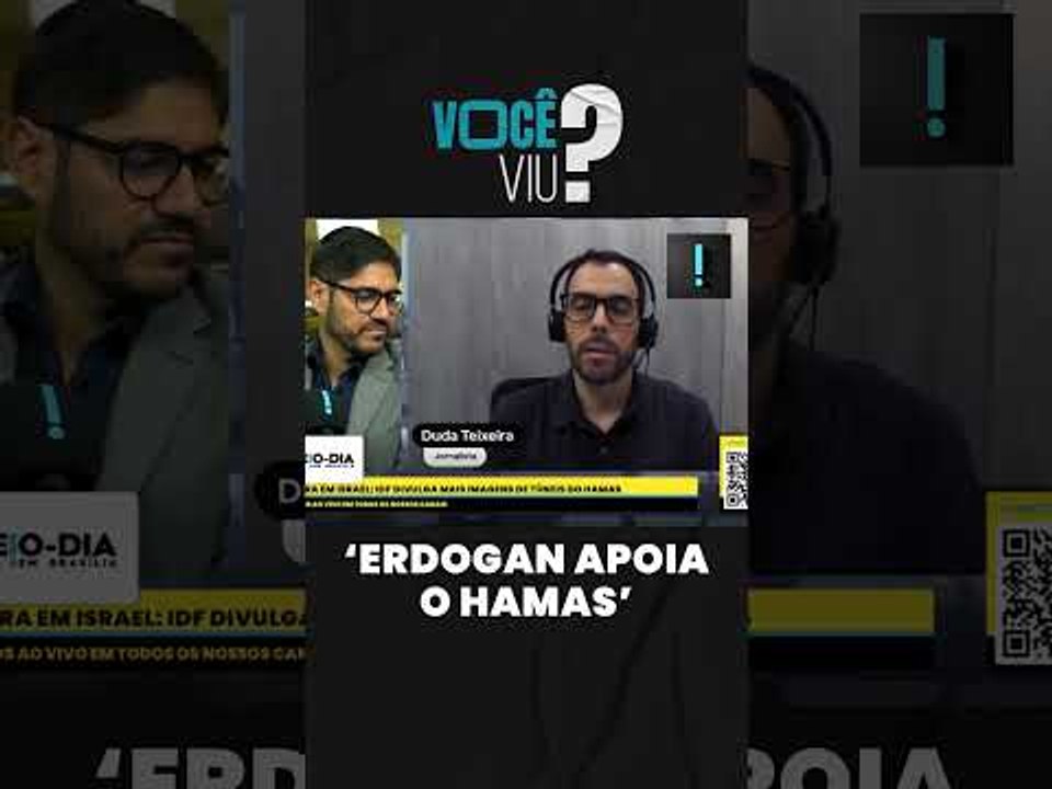 'Erdogan apoia o Hamas' #Shorts