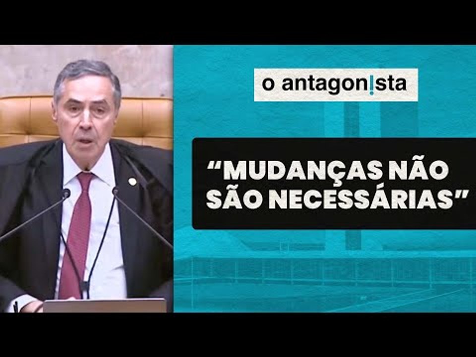 "Nada sugere que os problemas do Brasil estejam no STF", diz Barroso sobre PEC aprovada no Senado