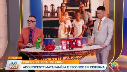 Felipeh Campos se irrita com delegada e causa discussão ao vivo em programa do SBT