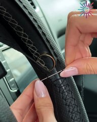 Steering wheel repair that looks brand new ✨🚘