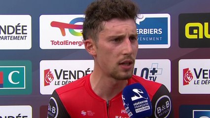 Cyclisme - Championnats de France 2025 - Kévin Vauquelin : "J'ai glissé sur une plaque d'égout... peut-être trop confiant"