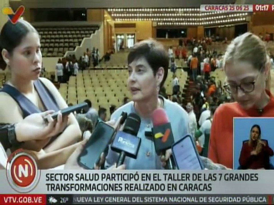 Caracas | Estado Mayor de Salud participó en el desarrollo del taller de las 7 Transformaciones