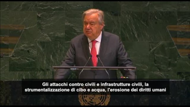 80 anni Onu, Guterres: Attacchi senza precedenti ai nostri principi