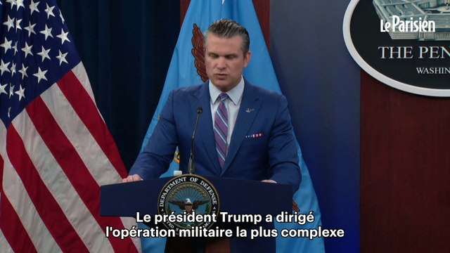 Le chef du Pentagone soutient Trump sur le succès des frappes contre l'Iran
