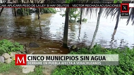 Derrame doble de crudo contamina ríos y deja sin agua a comunidades en Veracruz