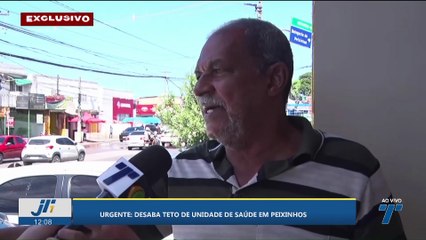 Desaba teto de unidade de saúde em Peixinhos