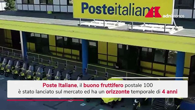 Poste italiane, al via il nuovo buono fruttifero 100