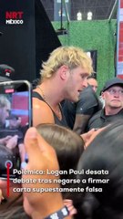 Logan Paul fue duramente criticado en redes sociales luego de negarse a firmar una carta entregada por un fan, alegando que era falsa.