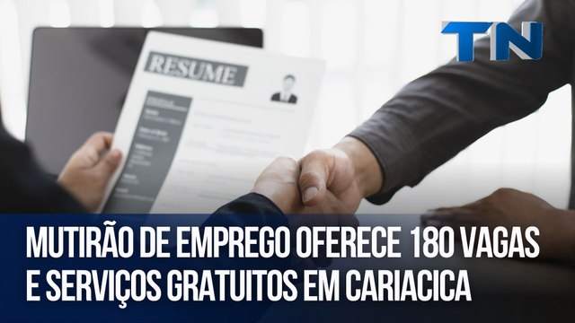 Mutirão de emprego oferece 180 vagas e serviços gratuitos em Cariacica