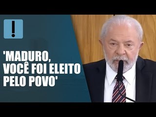 Lula ignora suspeitas de fraude e diz que Maduro foi eleito pelo povo