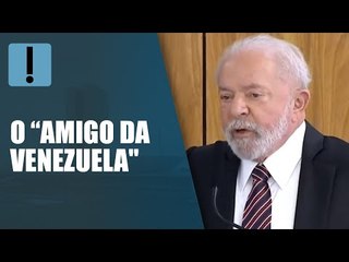 Lula lamenta as críticas que recebeu durante a campanha por ser “amigo da Venezuela"
