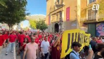 Manifestación multitudinaria contra la directiva del Sevilla
