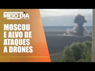 Ataques com drones atingem prédios residenciais em Moscou