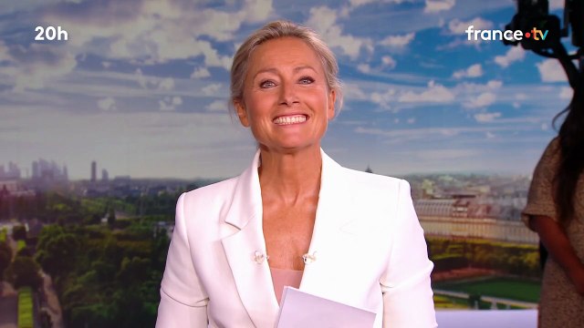 Dernier JT du 20h de France 2 pour Anne-Sophie Lapix.