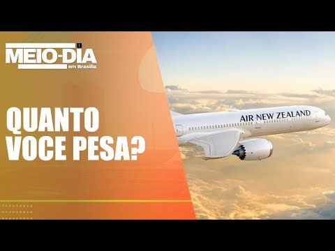 Companhia aérea vai pesar passageiros antes de embarque