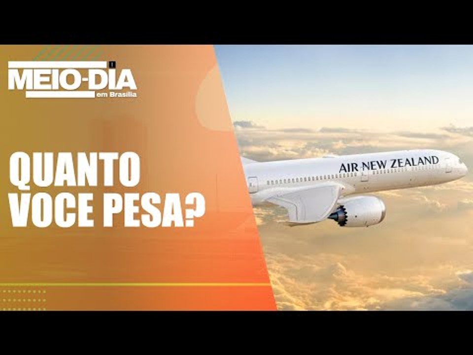 Companhia aérea vai pesar passageiros antes de embarque