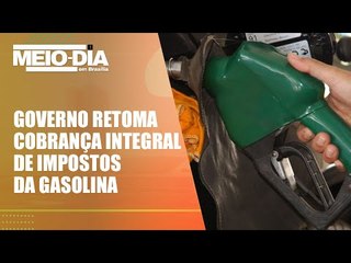 O governo federal minimizou a volta da cobrança integral dos impostos federais sobre os combustíveis