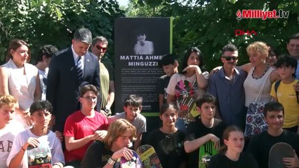 Ataşehir'de Mattia Ahmet Minguzzi kaykay pisti açıldı