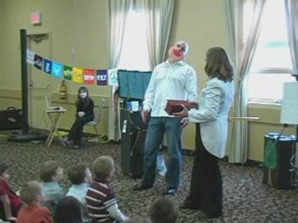 Mask fun with Val Hilliker