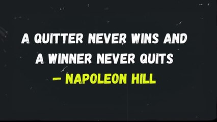 Kill That Weak Version Of Yourself That Keeps Quitting _ Napoleon Hill