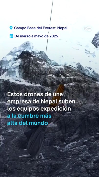 El monte Everest se beneficia del boom de los drones