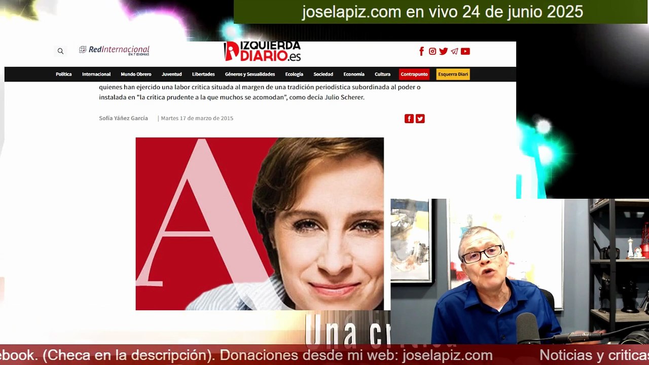 El rata Alito Moreno fue a llorar con el chayotero Alazraki