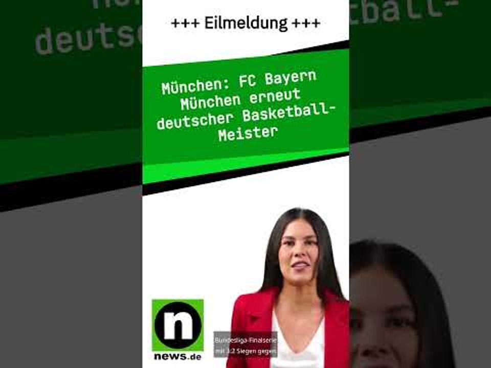 FC Bayern München erneut deutscher Basketball-Meister