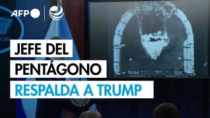 Jefe del Pentágono respalda a Trump por el éxito de los ataques de Irán