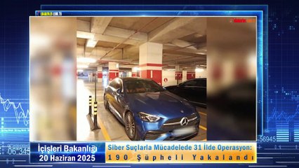 Siber Suçlarla Mücadelede 31 İlde Operasyon: 190 Şüpheli Yakalandı