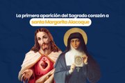 La primera aparición del Sagrado corazón a santa Margarita Alacoque